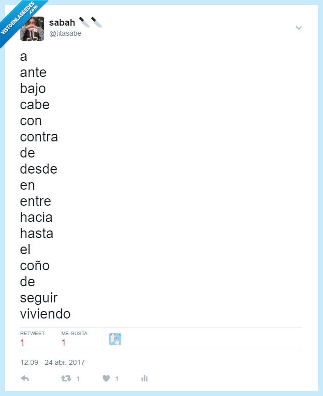 preposiciones,harta,morir,haber si me muero,a,ante,con,contra