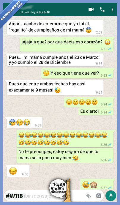 Madre,Embarazo,Cumpleaños,Regalo,Whatsapp