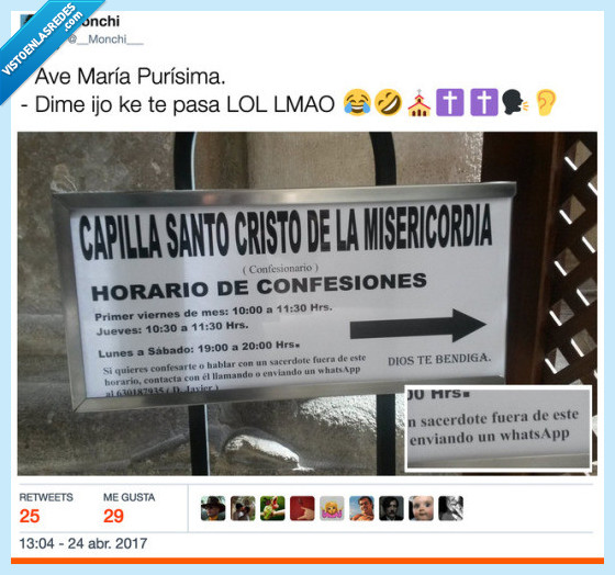 confesiónwhatsapp,sacerdote