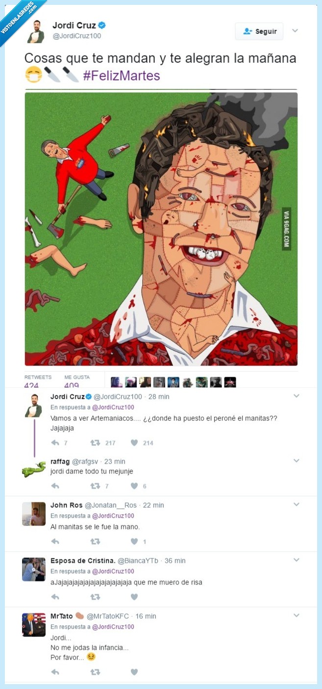 jordi cruz,chungo,art attack,peroné