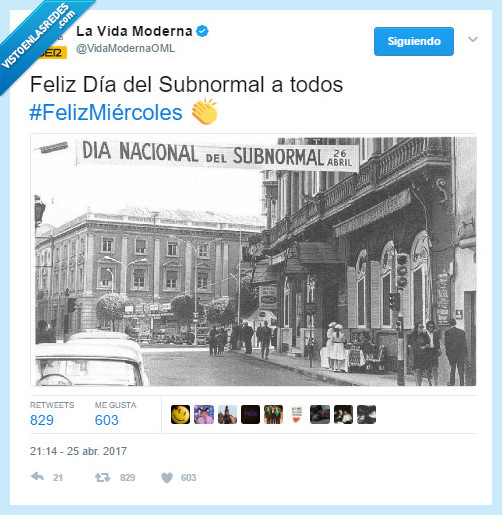 vida moderna,subnormal