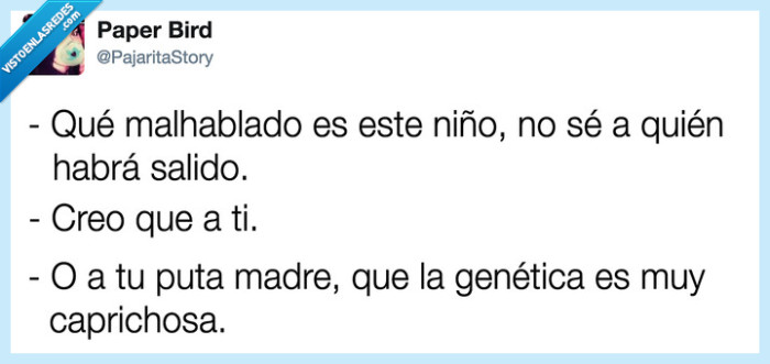 genetica,caprichosa,chiste