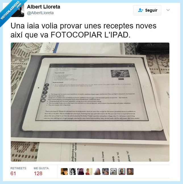 ipad,fotocopiar,recetas