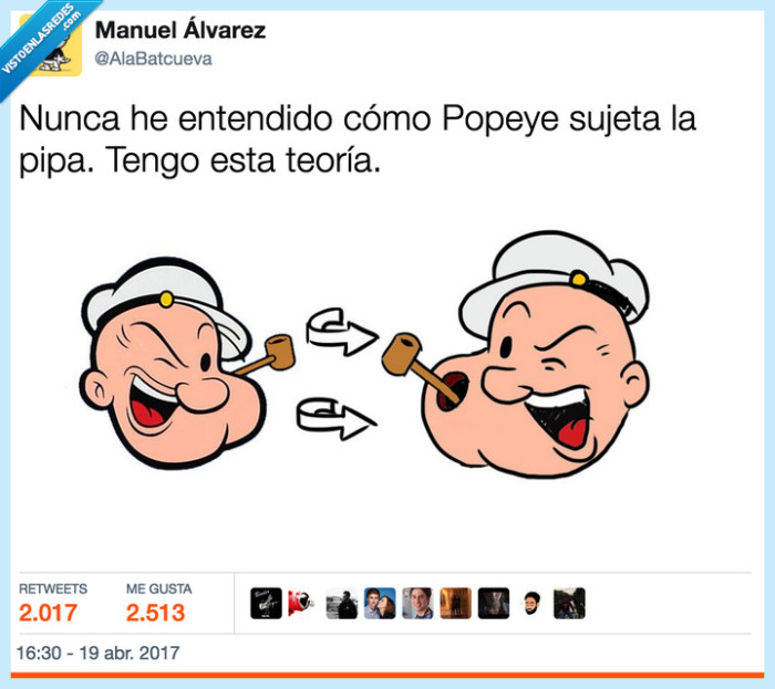 popeye,agujero,pipa