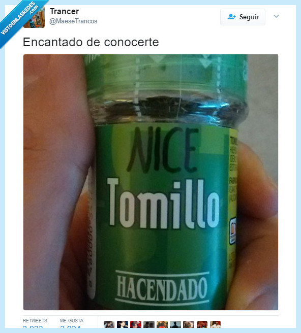 bote,tomillo,educado
