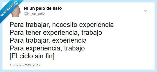 ciclo,experiencia,trabajo,bienvenidos a mi mundo