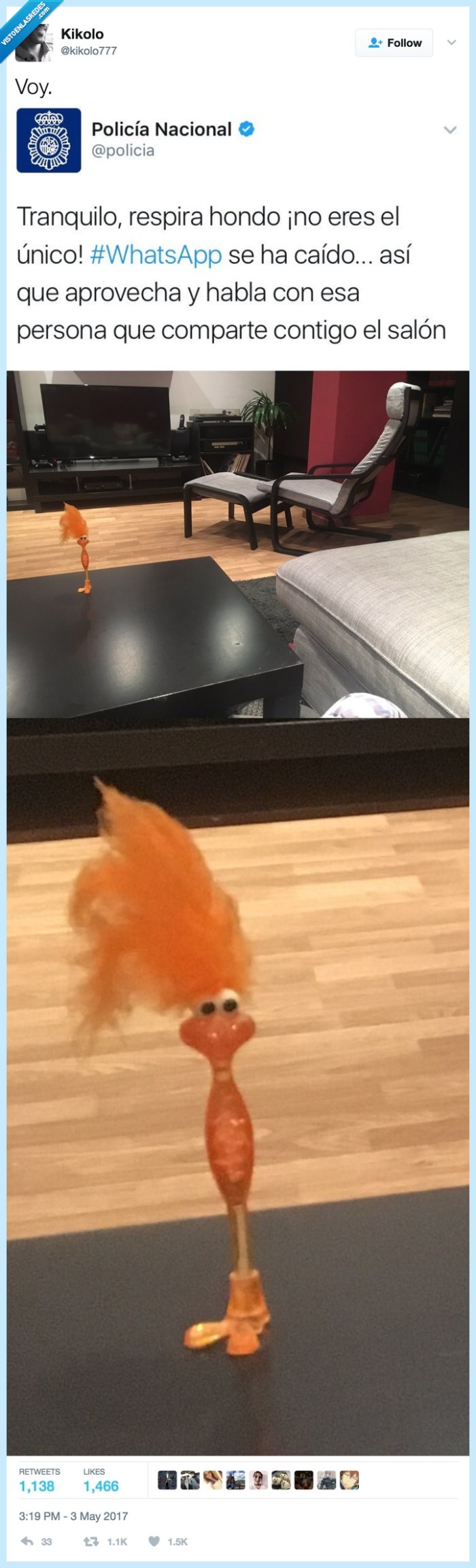 muñeco,comedor,policía