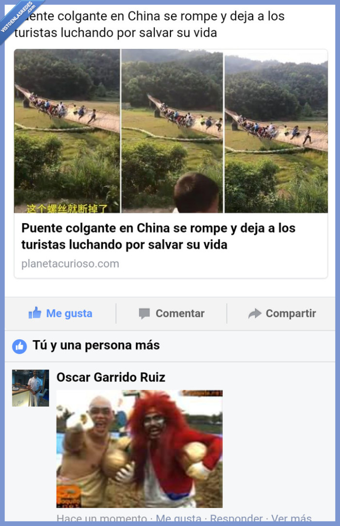 Noticias,humor amarillo,china,puente colgante