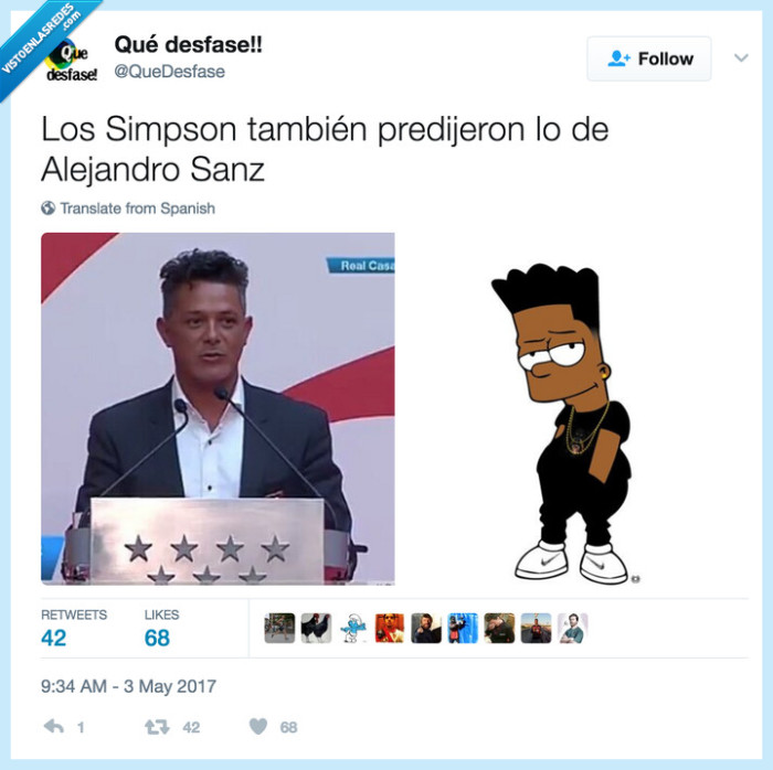 alejandro sanz,simpson,moreno