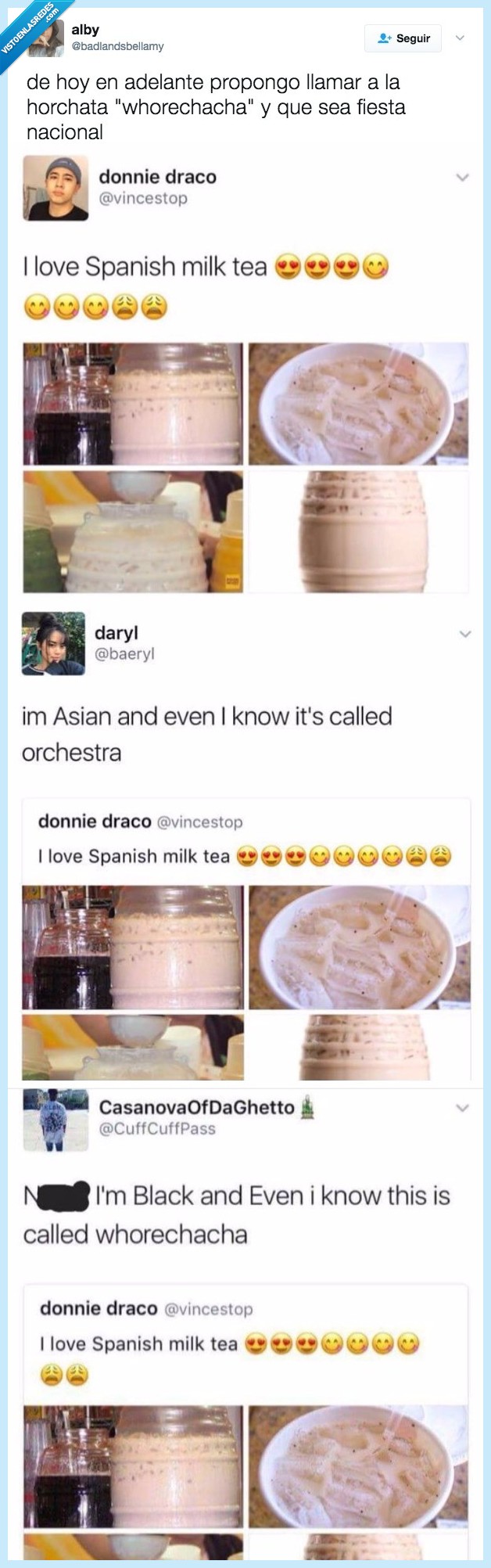 horchata,guiris,listos