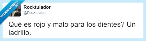 dientes,malo,ladrillo,rojo