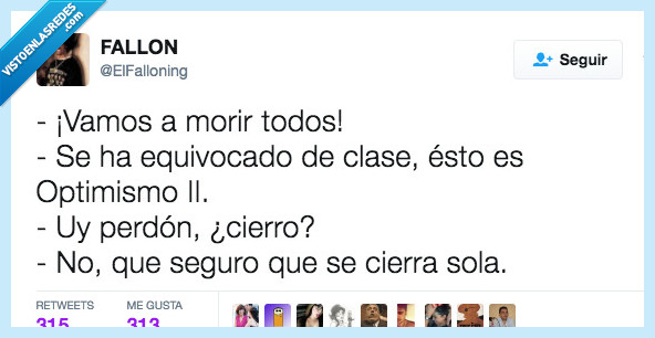 morir,clase,optimismo