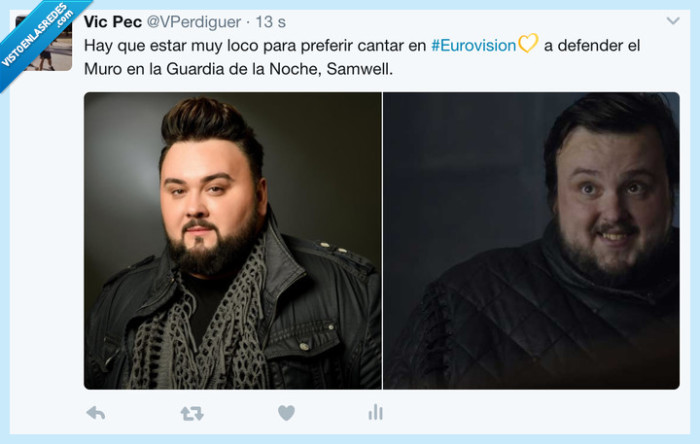 eurovision,croacia,cantante,samwell,sam,tarly,2017,juego de tronos