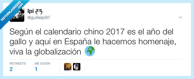 Eurovisión,Gallo,China,Año nuevo,España,Manel