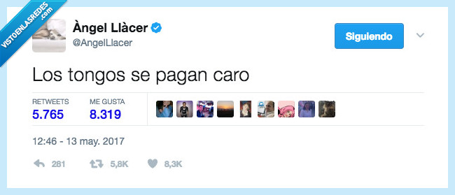 Angel llacer,viral,tongo