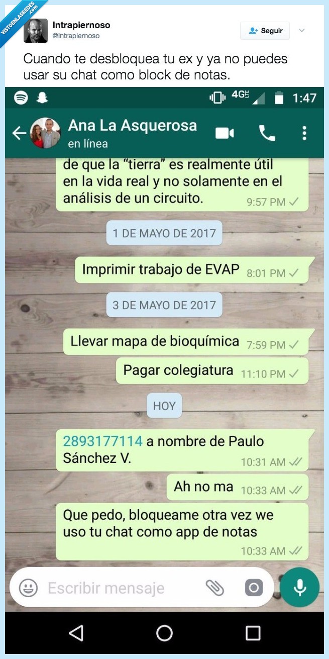 ex,utilidad,whatsapp