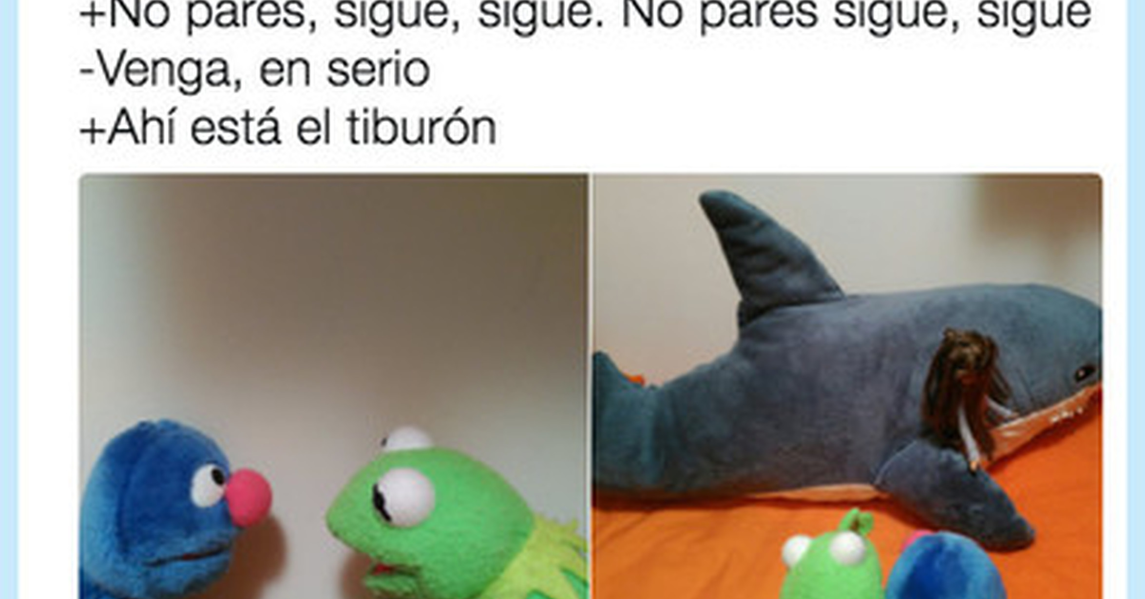 Ahi Esta El Tiburon Letra