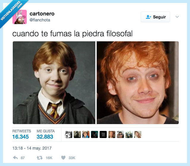 harry potter,piedra,fumar