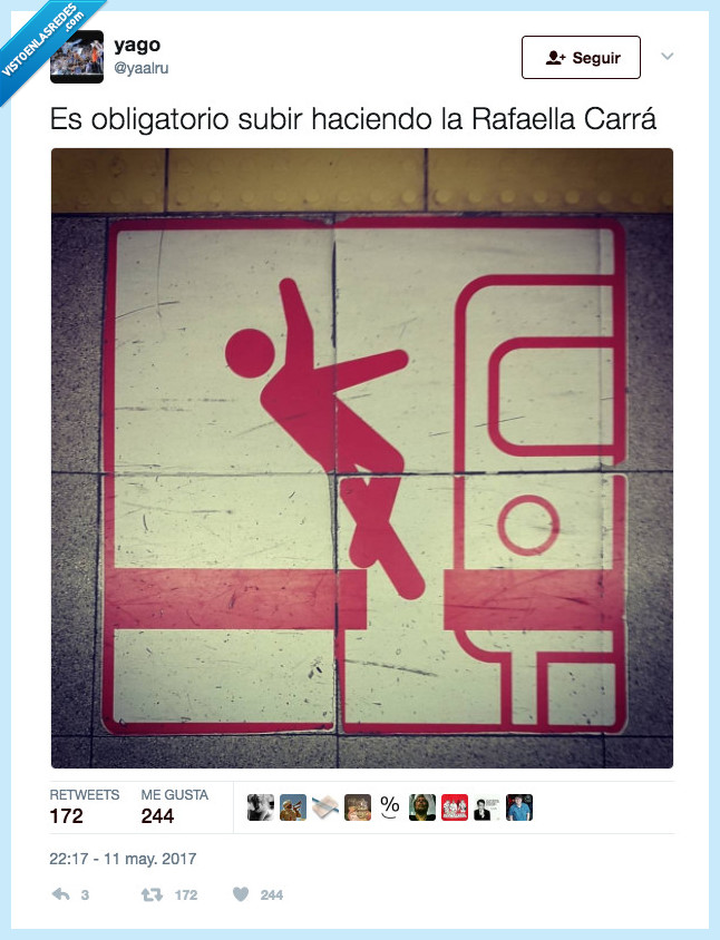 rafaella carra,estación,subir,tren