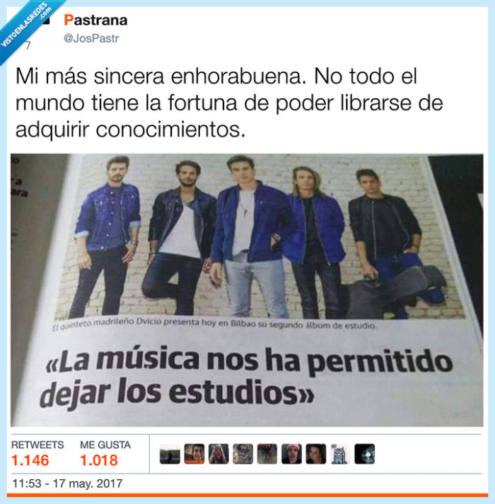 enhorabueno,Dvicio,estudios