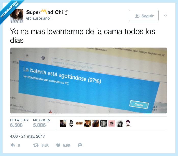 batería,levantarse,sueño