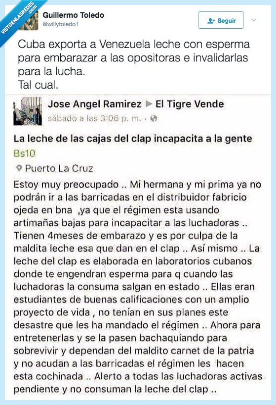 leche,venezuela,esperma