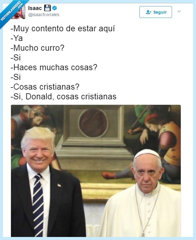 Donald,Trump,Vaticano,Papa,Visita,lol