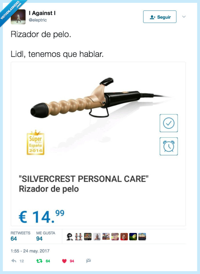 lidl,rizador,pelo