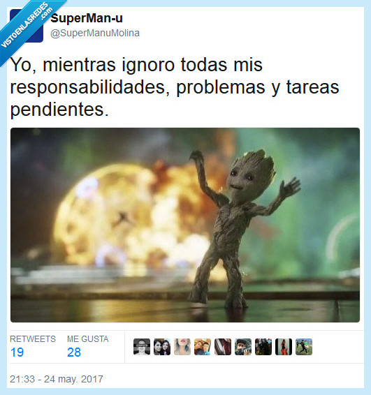 guardianes de la galaxia 2,baby groot,problemas,ignorar