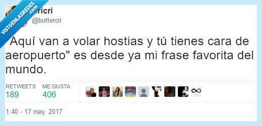 hostias,aeropuerto,frase
