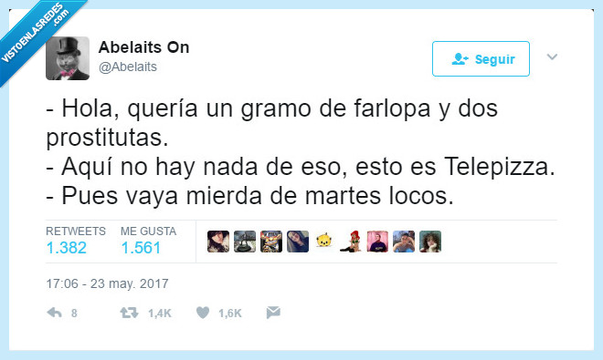 467309 - Martes locos, por @Abelaits