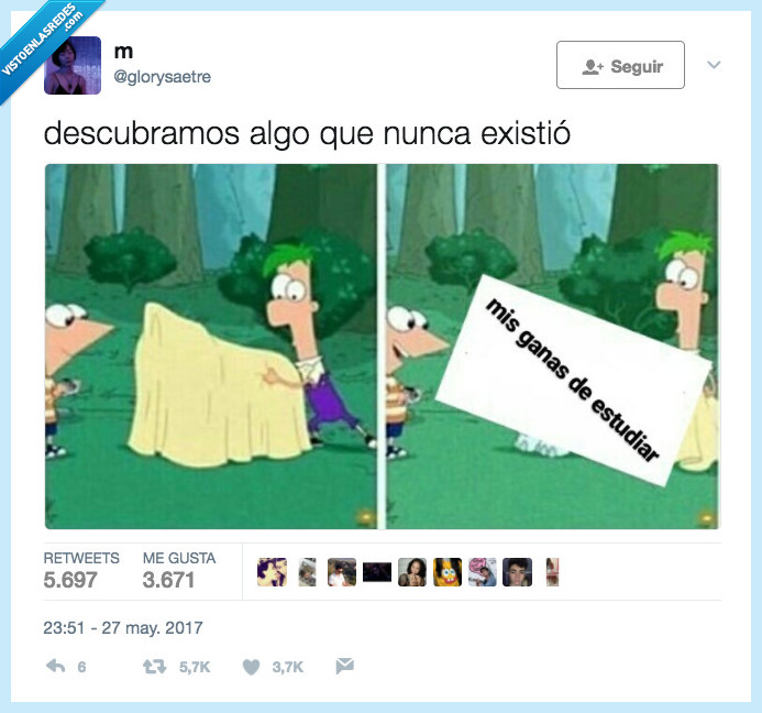ganas de estudiar,existir