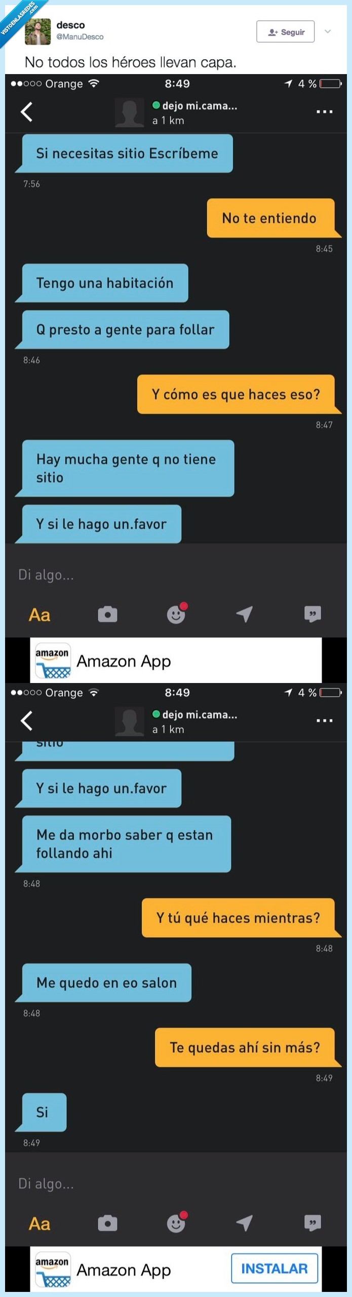 amable,prestar,habitación