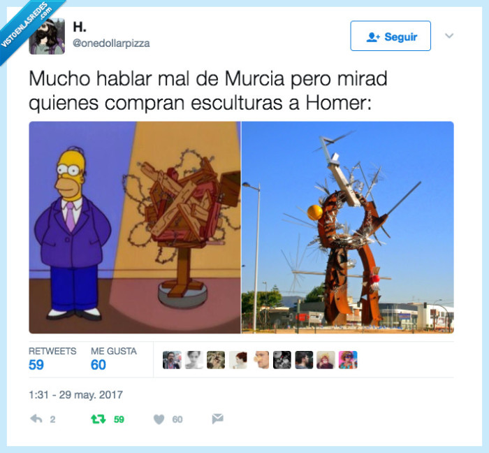 murcia,simpsons,esucltura