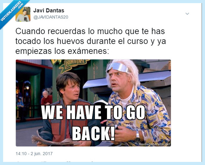 marty,regreso al futuro,suspenso,tocar los huevos