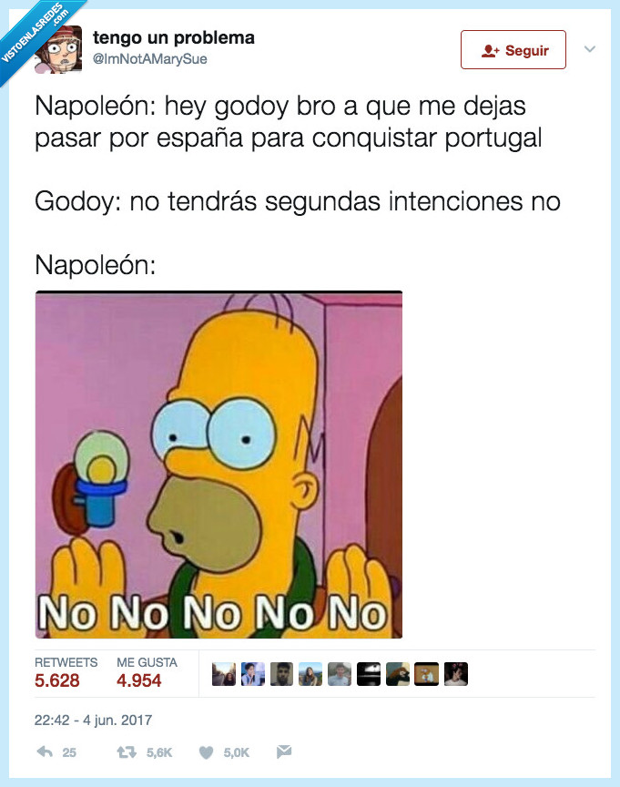 homer,napoleon,conquistar