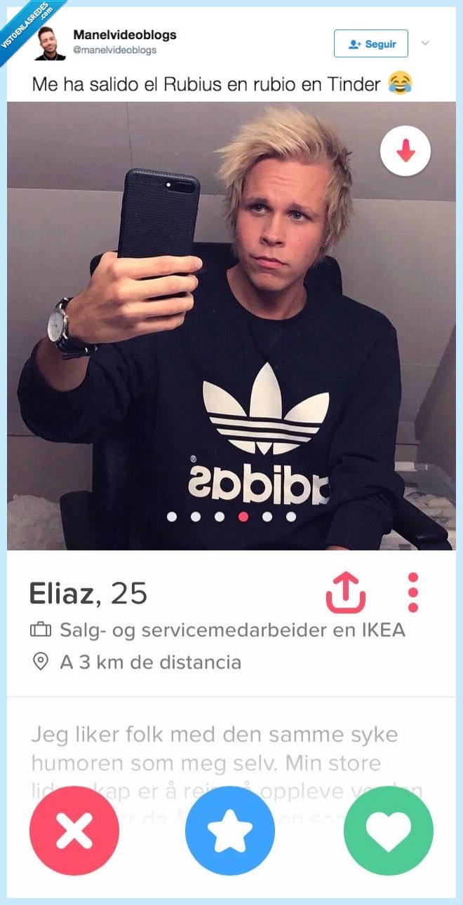 rubius,tinder,miedo,parecido