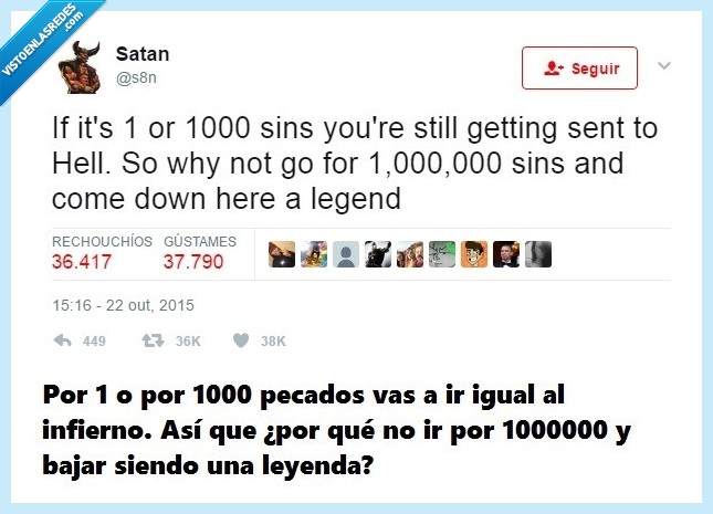 Satán,pecado,infierno,millón,leyenda