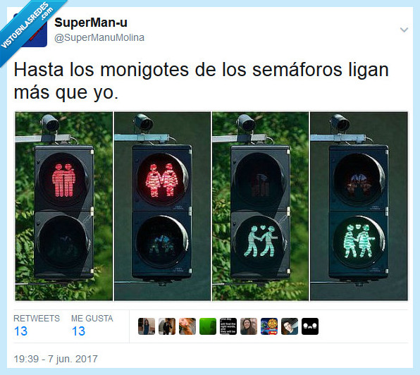 semáforo,lgtb,gays,lesbianas,monigote,ligar