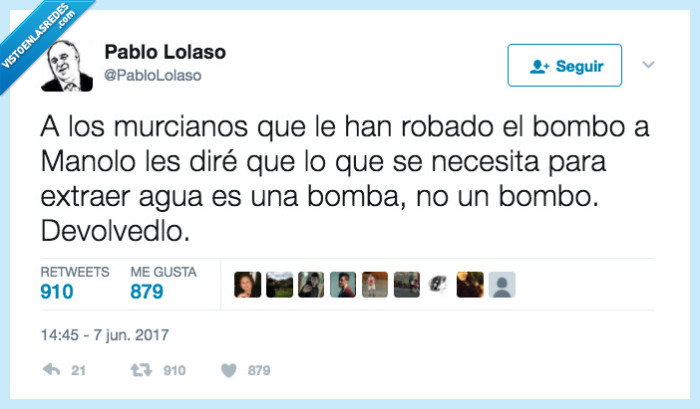 Murcia,bombo,aviso