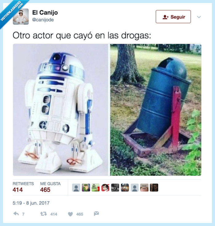r2d2,basura,droga