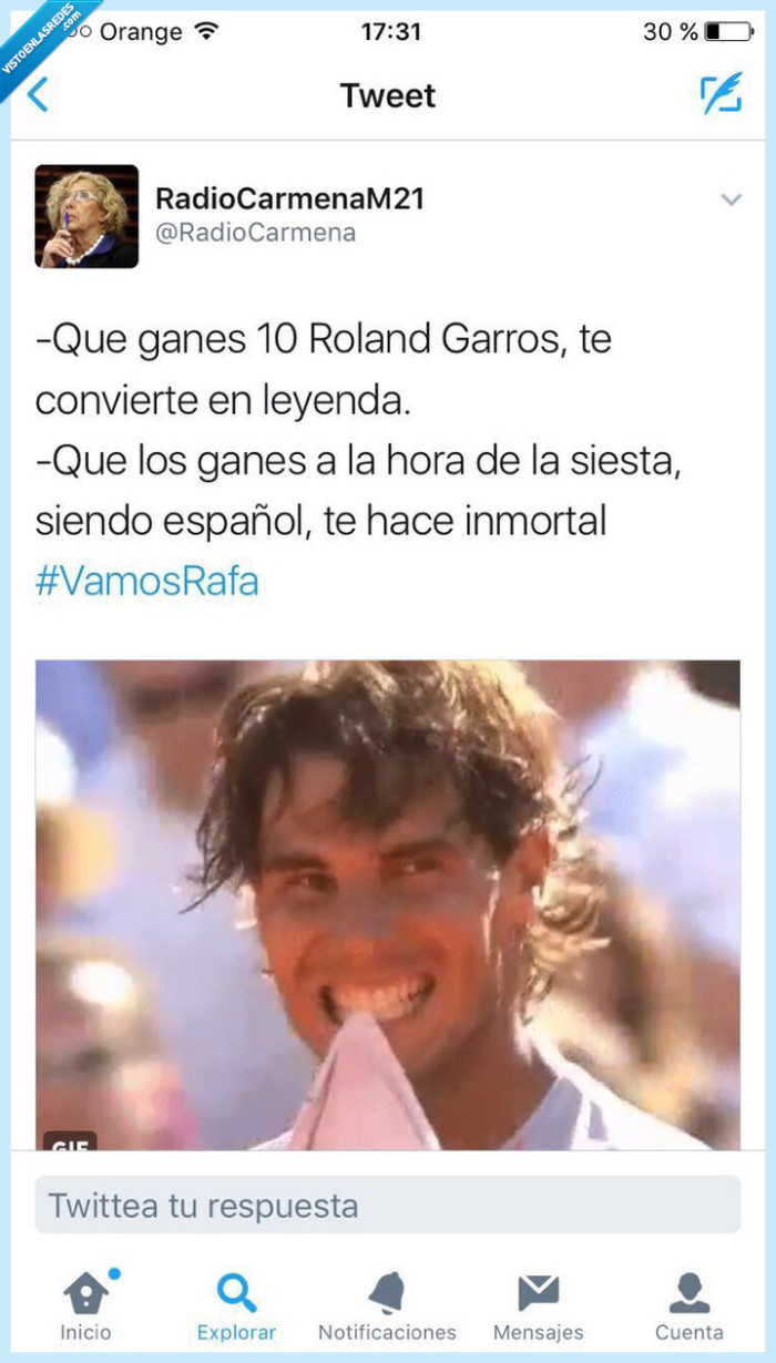 rafa nadal,inmortal,español