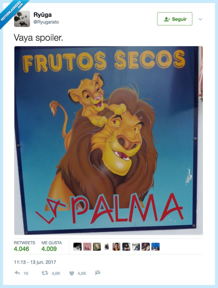 frutos secos,palma,rey leon