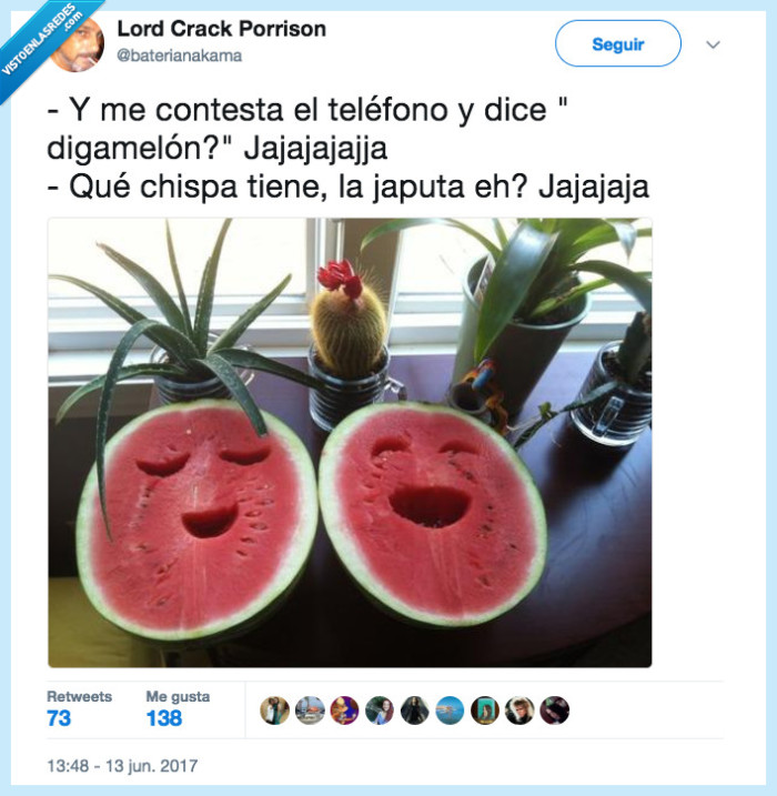 chiste,sandía,tonto,digamelón