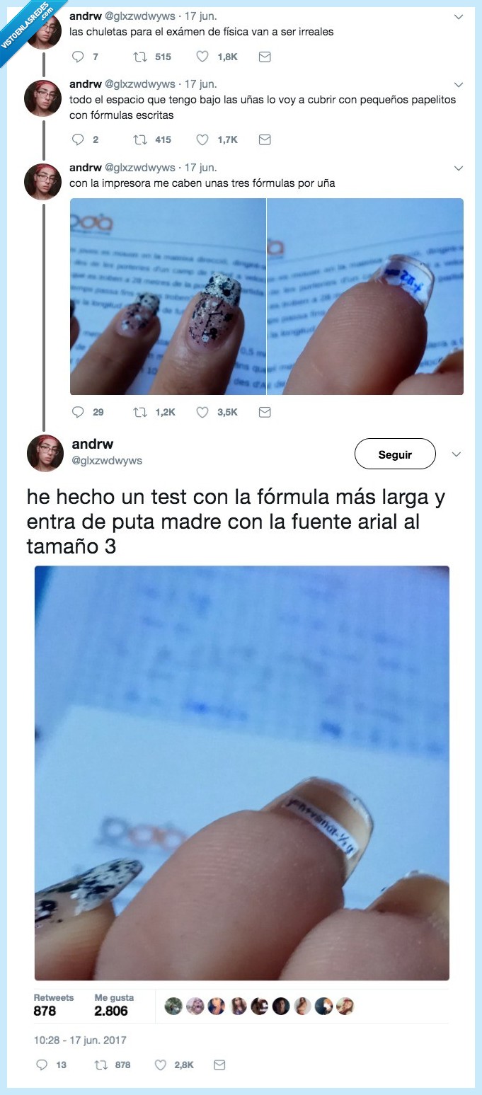 chuleta,exámen,aprendrer