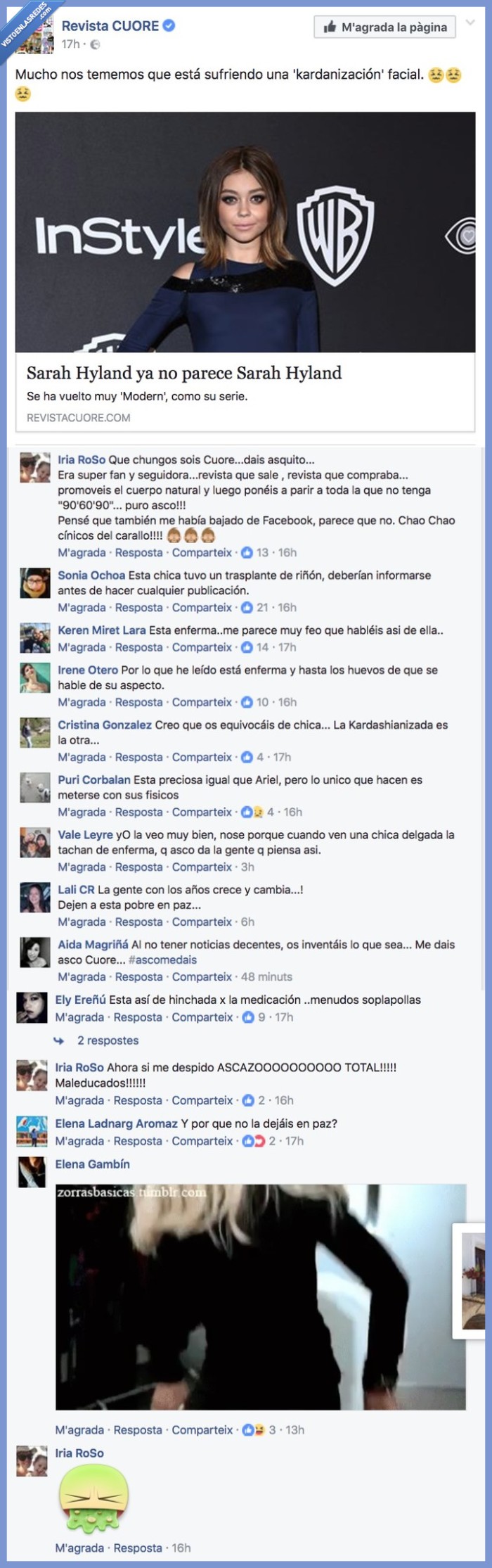 sara hyland,cantar,cuarenta,mezquino