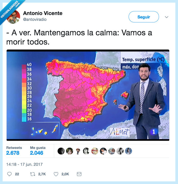 morir,calor,de nada sirve