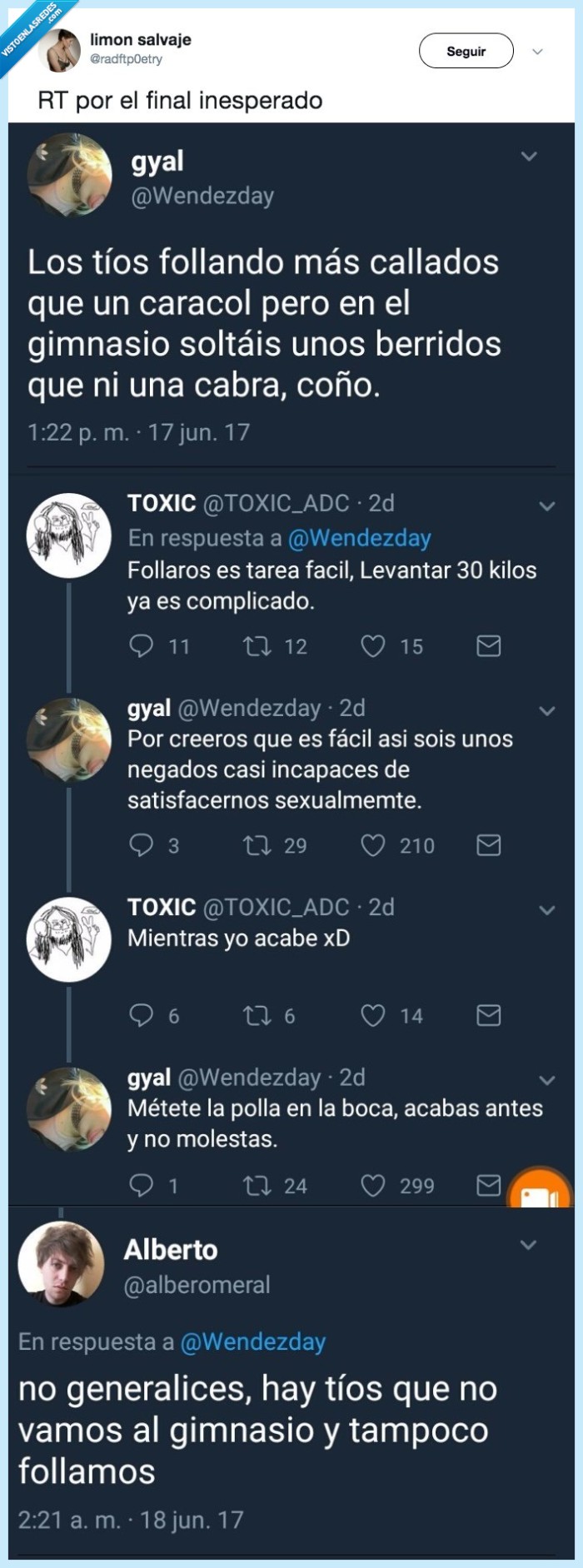 tíos,sentenciar