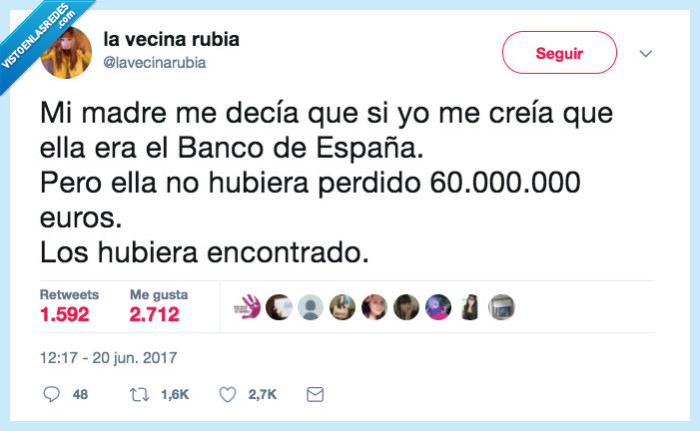 vecina rubia,madre,banco españa