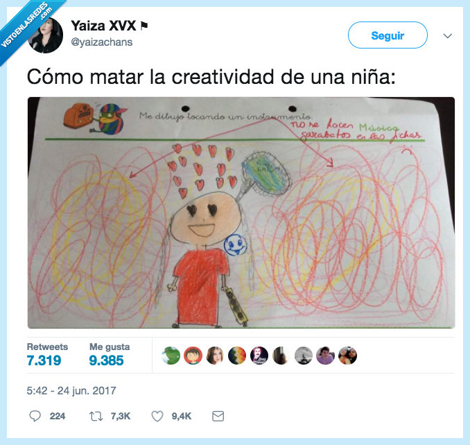 creatividad,niña,matar